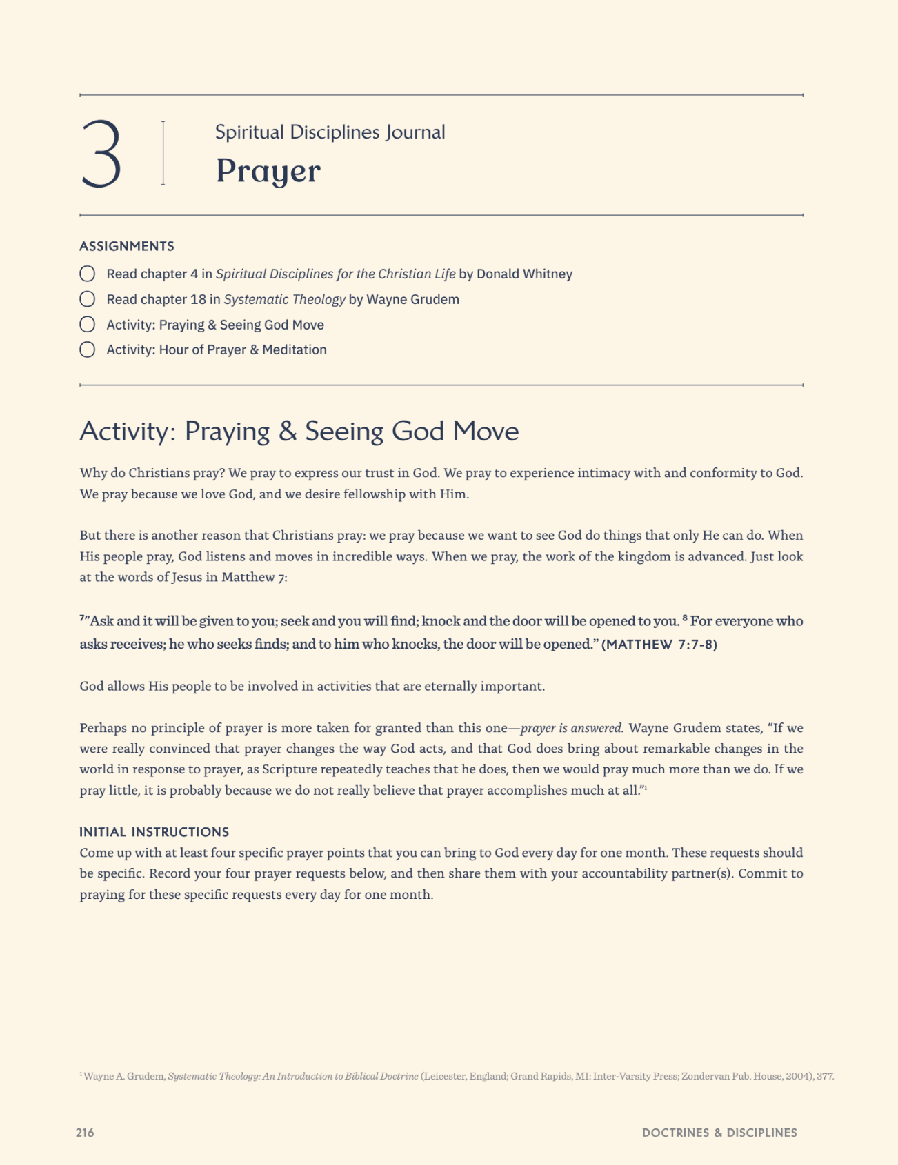 Doctrines & Disciplines