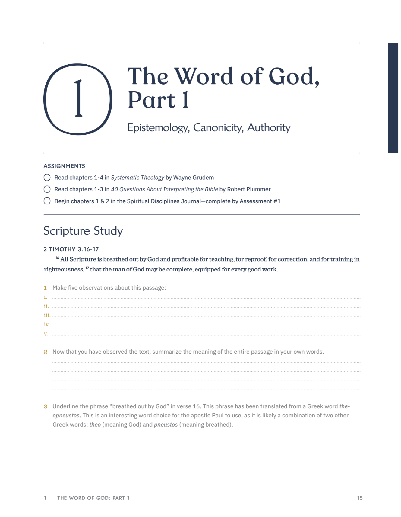 Doctrines & Disciplines