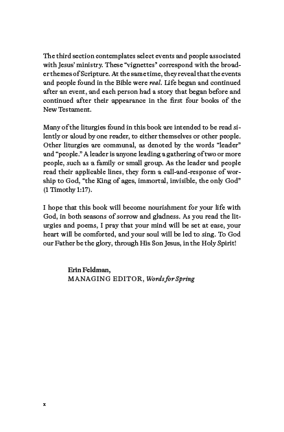 Words for Spring